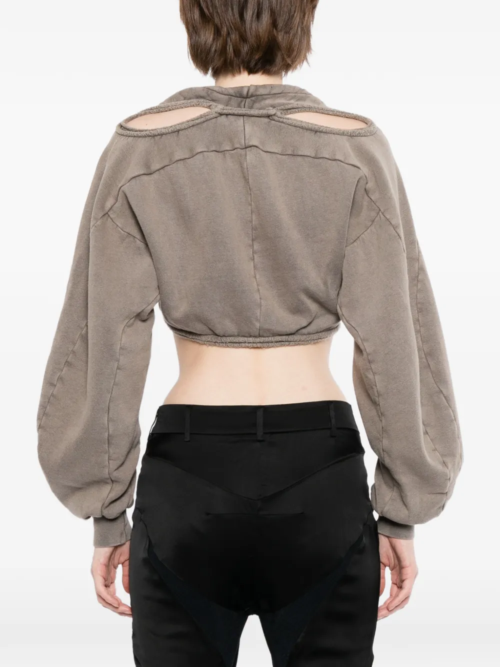 Ottolinger Cropped hoodie Bruin