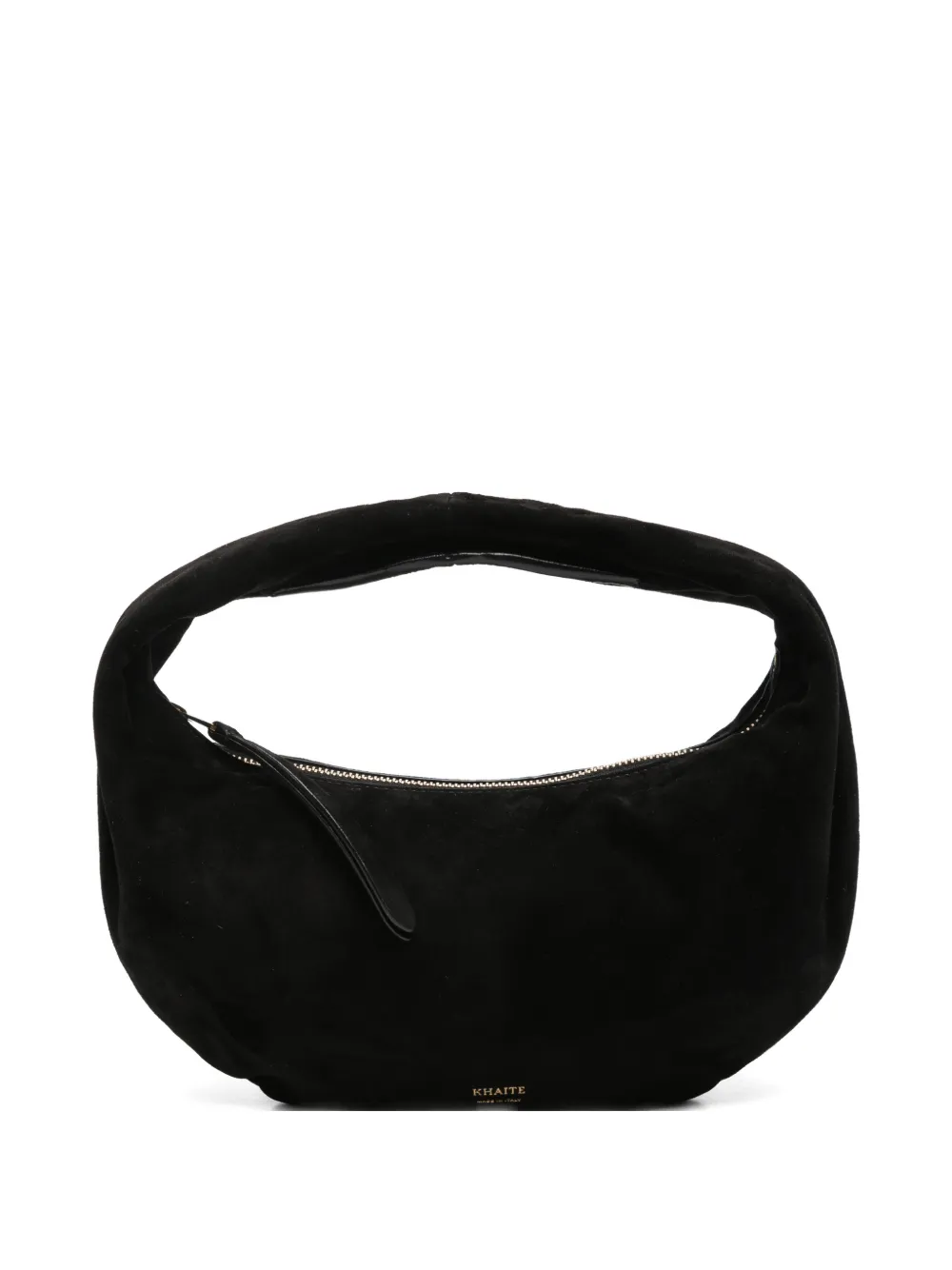 KHAITE mini Olivia suede tote bag - Nero