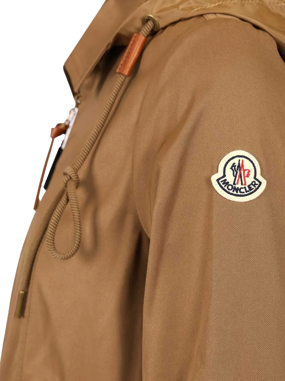 Moncler Adenium jack met capuchon Bruin