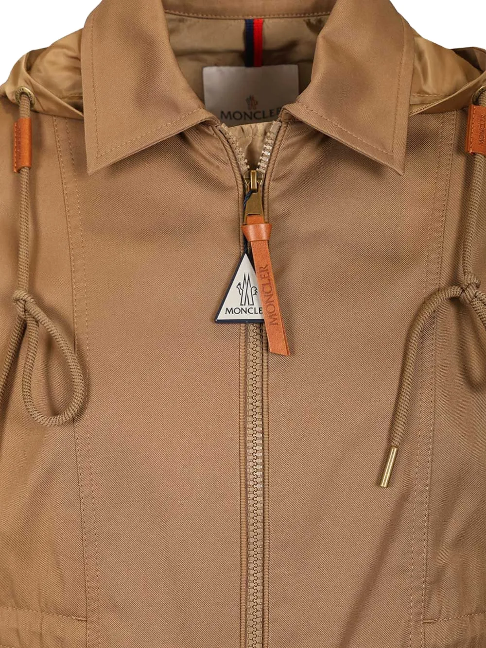 Moncler Adenium jack met capuchon Bruin