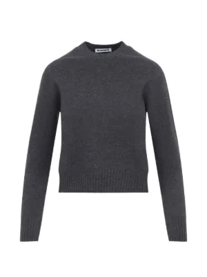 Jil Sander リブニット Vネックセーター | グレー | FARFETCH JP