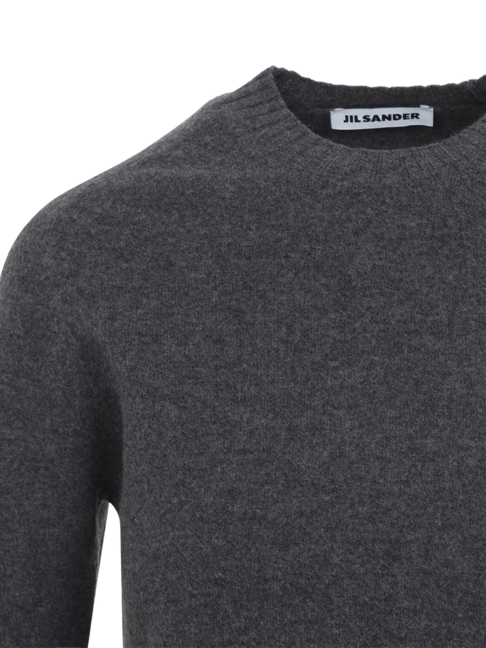 Jil Sander Wollen trui met ronde hals Grijs