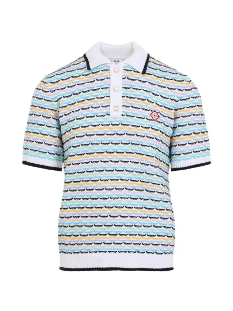 Casablanca polo con parche del logo