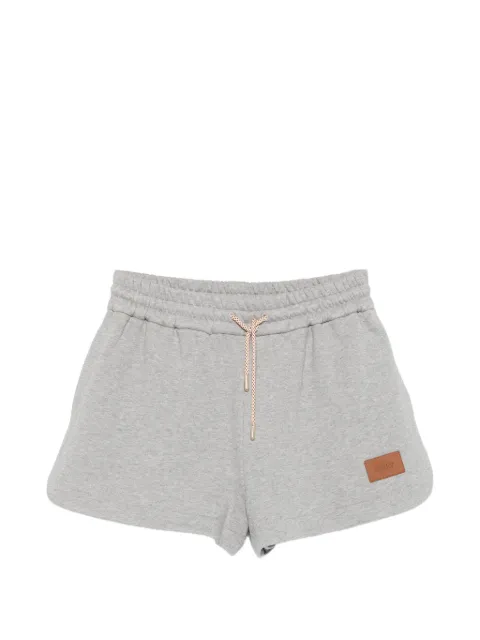 FENDI Joggingshorts mit Logo-Patch