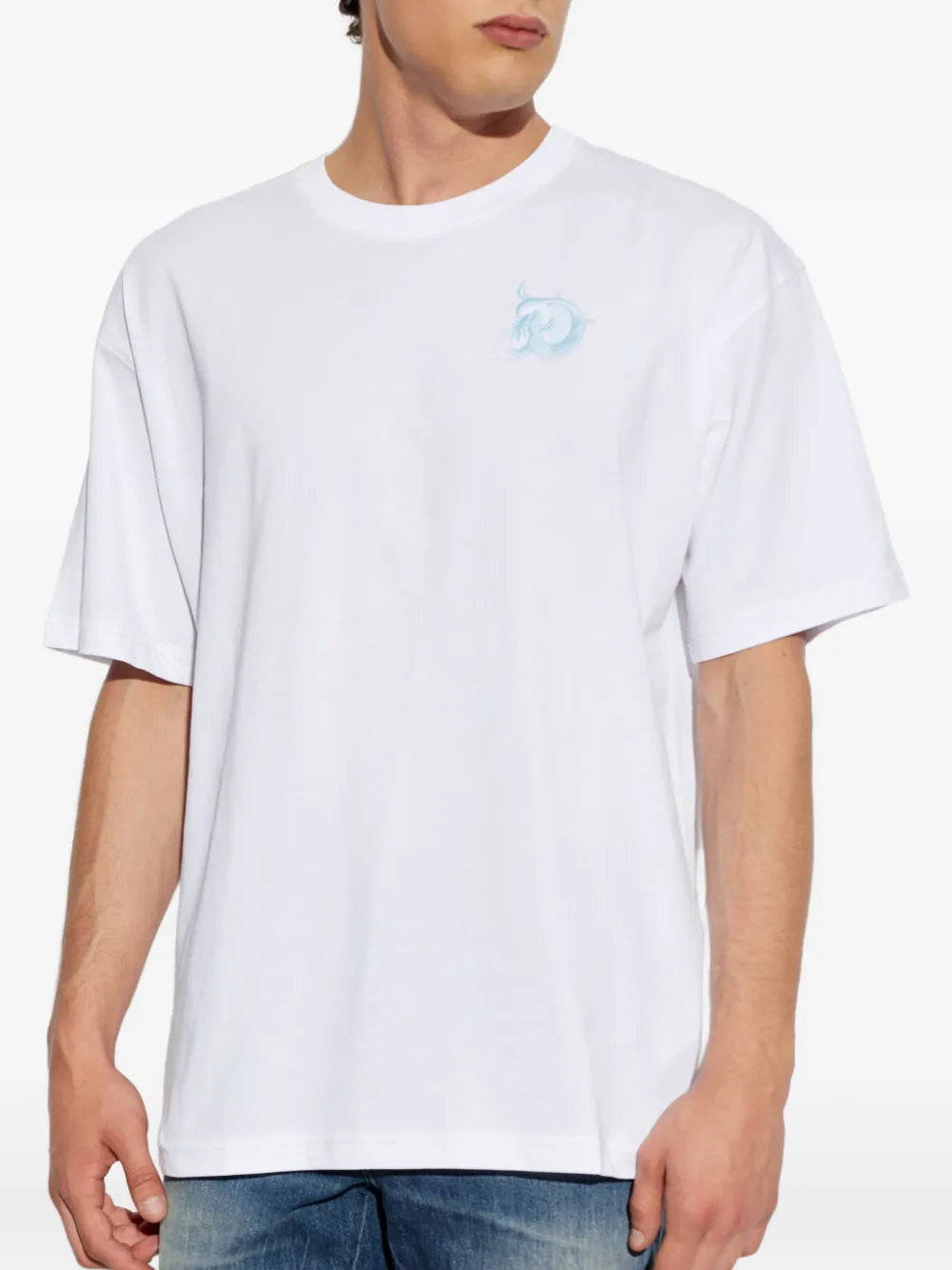 Diesel T-shirt met grafische print Wit