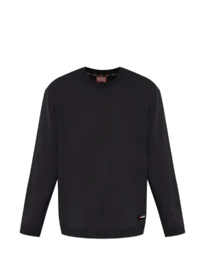 Diesel カットアウト スウェットシャツ | ブラック | FARFETCH JP