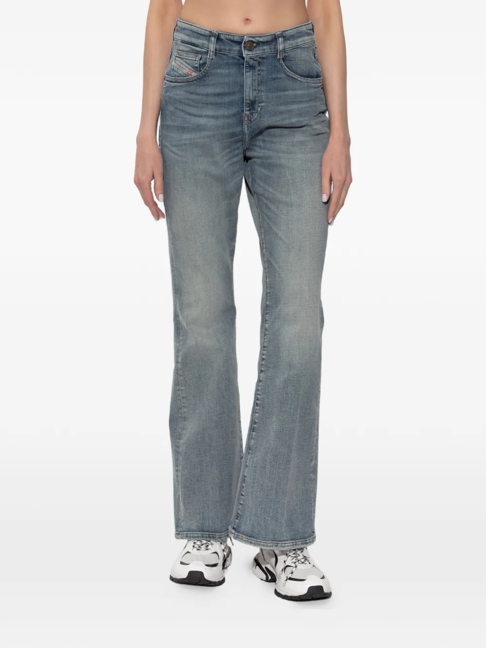 Diesel 1973 D-Partt bootcut jeans Blauw
