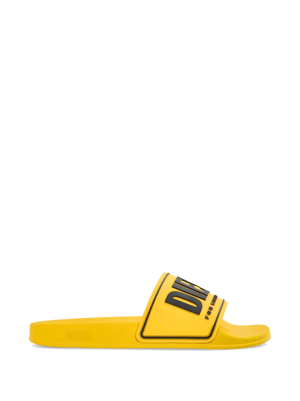 Diesel Sa-Mayemi logo-print slides - Gelb