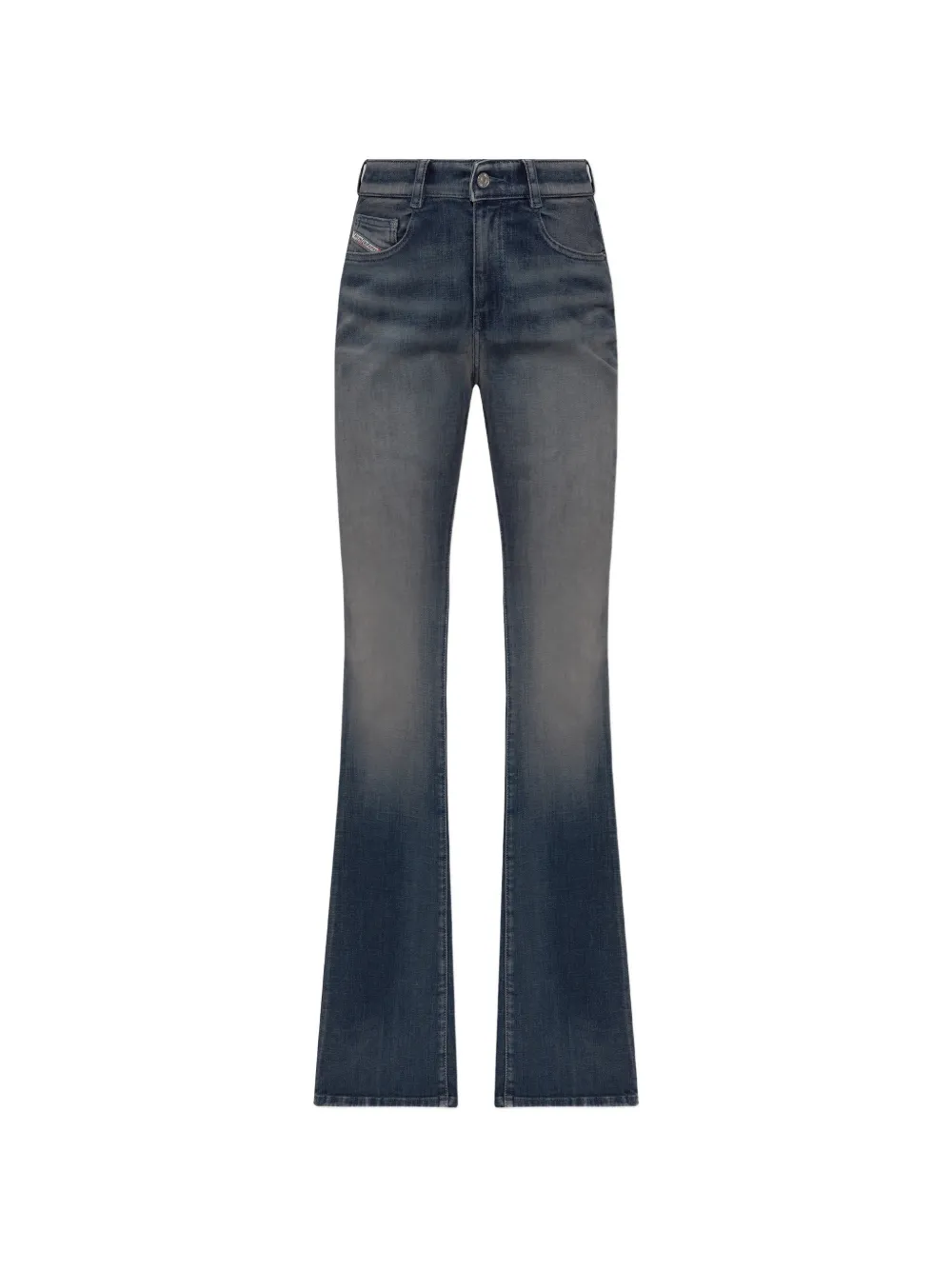 Diesel 1973 D-Partt embroidered-logo jeans - Blu
