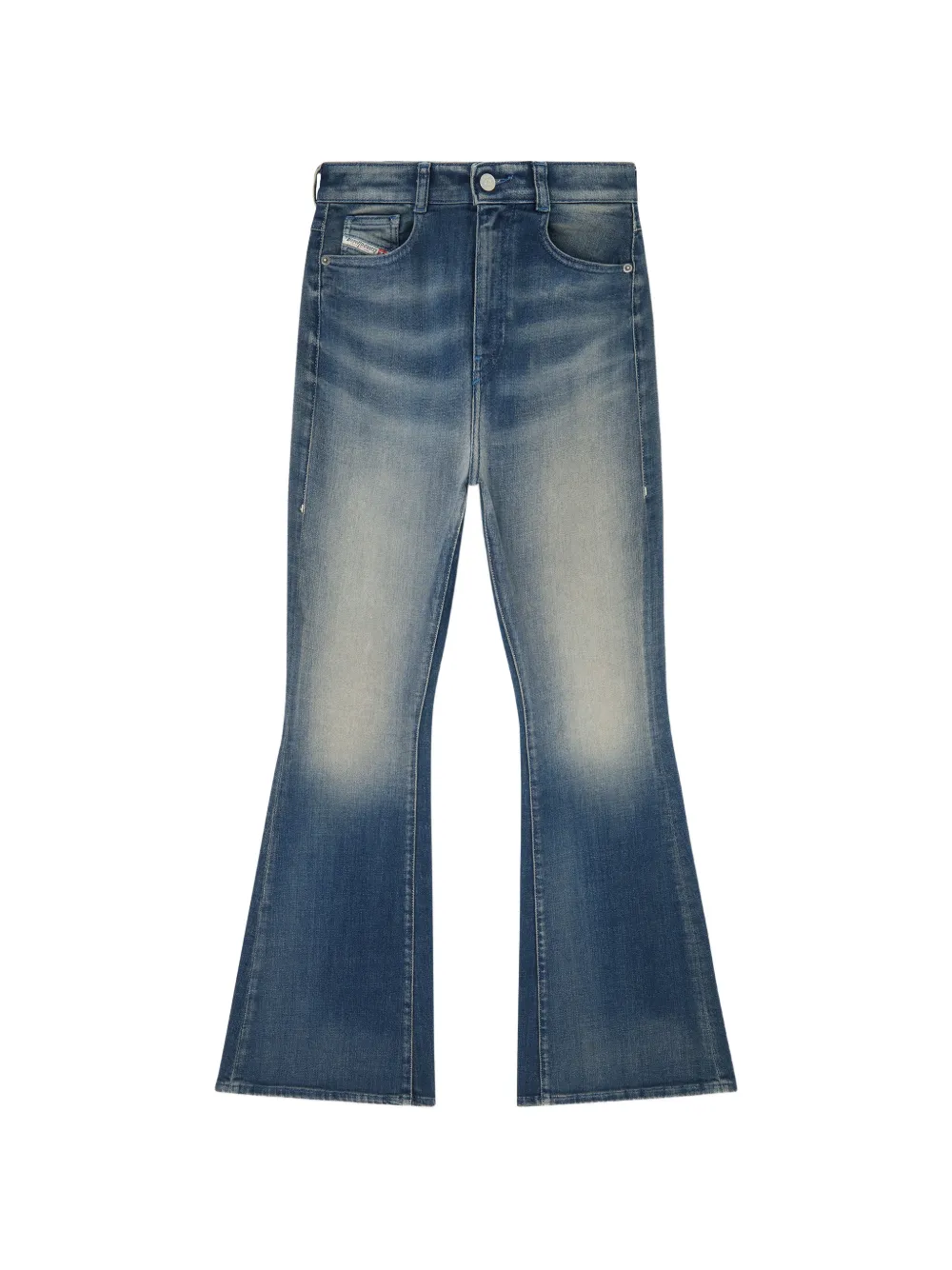 Diesel 1973 D-Partt embroidered-logo jeans - Blau