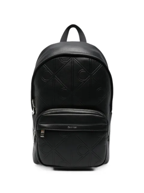 Calvin Klein logo-embossed backpack