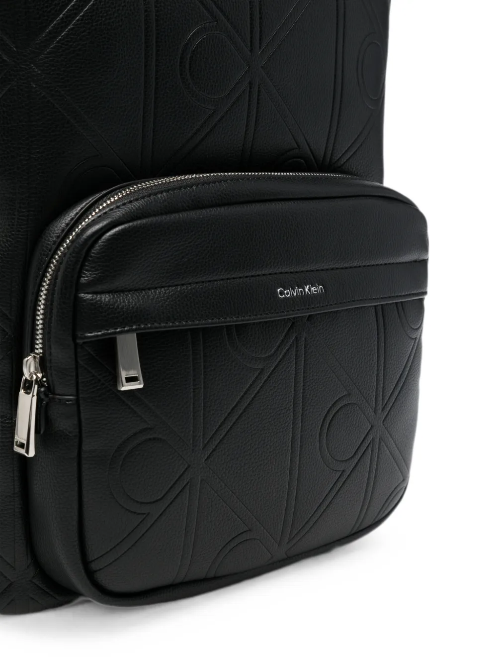 Calvin Klein Rugzak met logo-reliëf Zwart