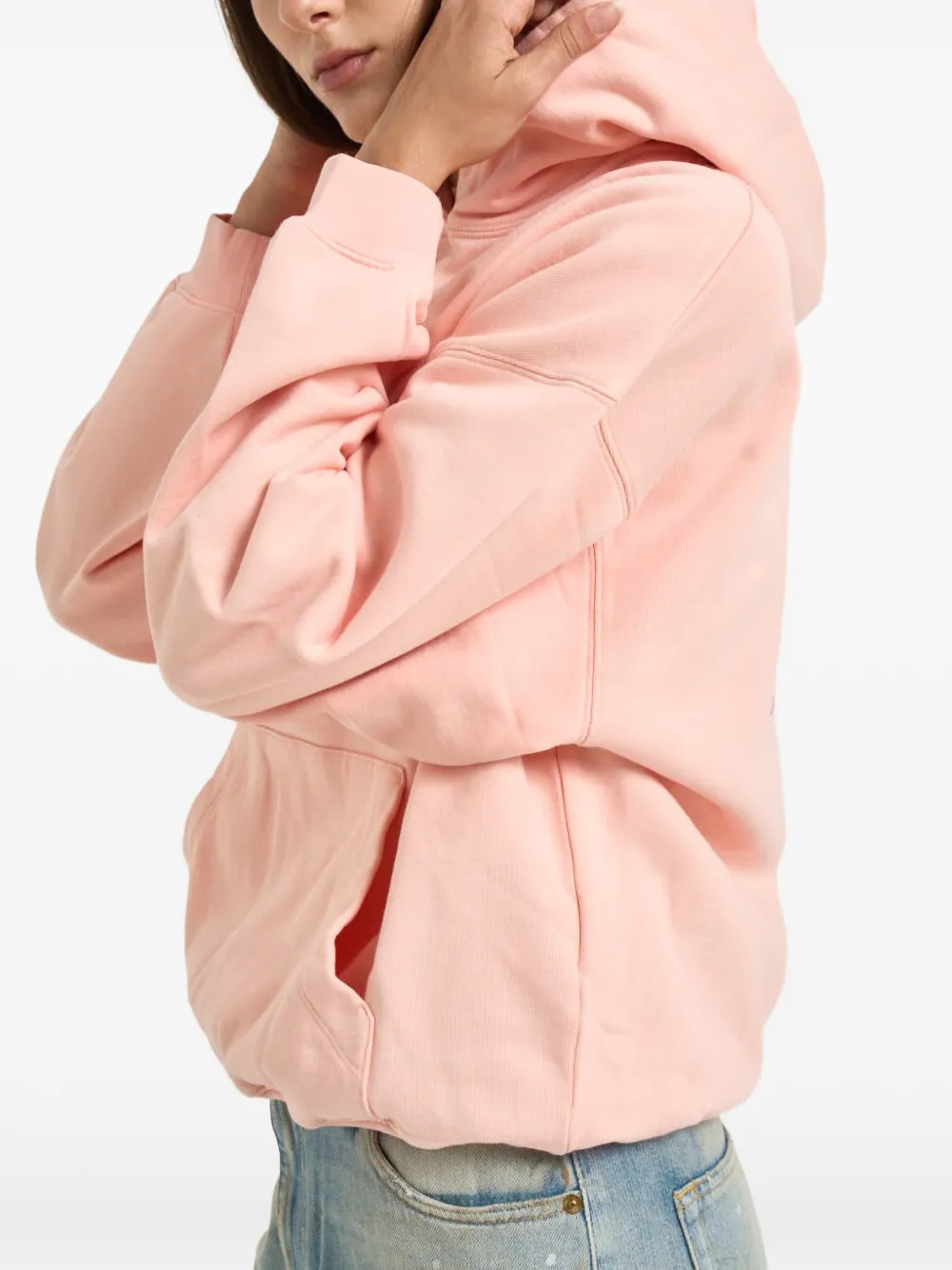 ANINE BING Harvey hoodie met logopatch Roze