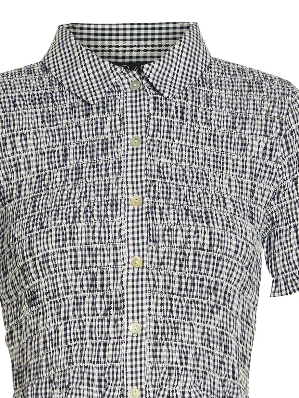  Rails Camisa Corta Alton Fruncida - Negro 