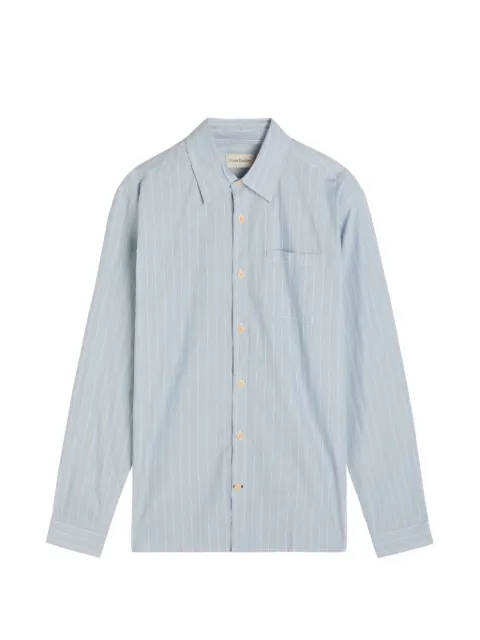 Oliver Spencer striped-print chest-pocket shirt