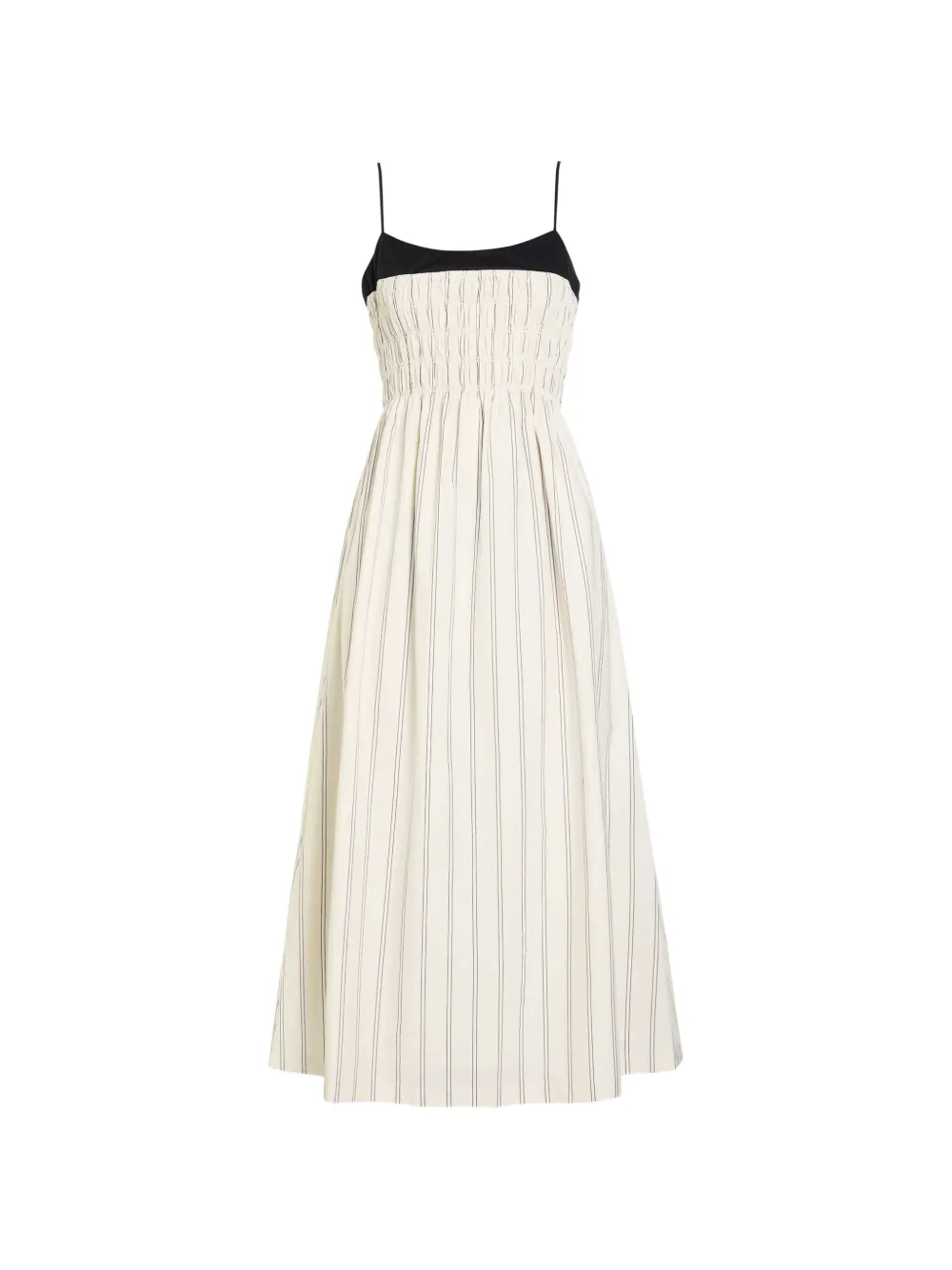 Rails Primrose striped midi dress - Nude
