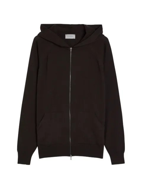 John Smedley Carty zip-up hoodie