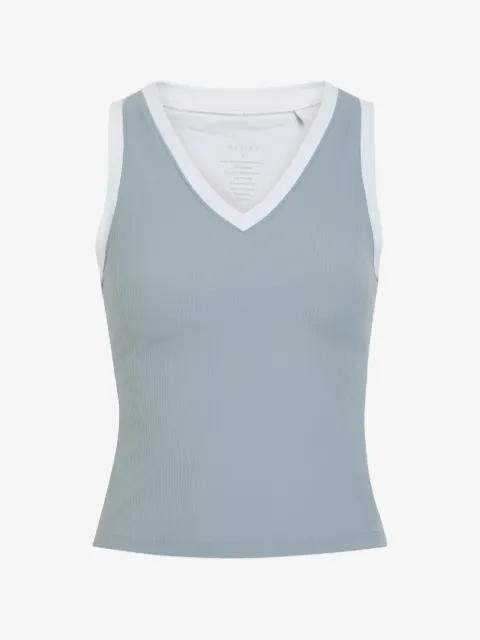 Varley Chia ribbed-knit V-neck tank top