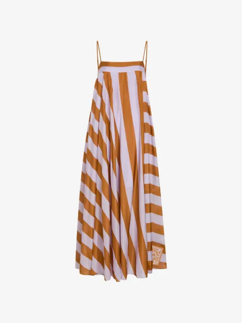 ZIMMERMANN Indra striped silk maxi dress