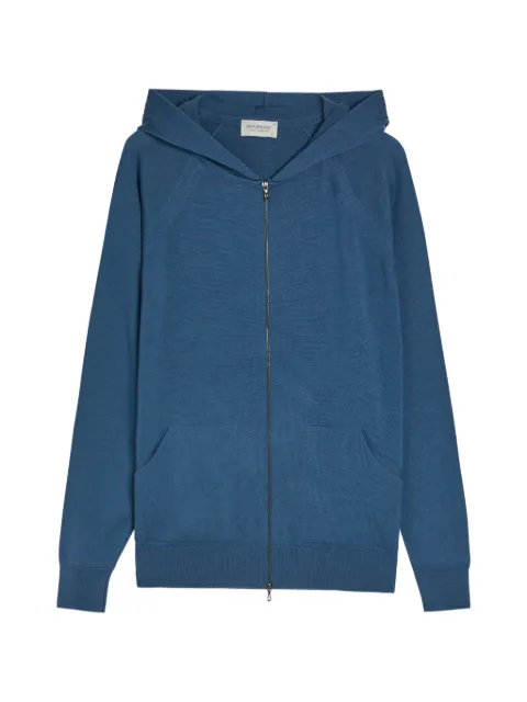 John Smedley Carty zip-up hoodie