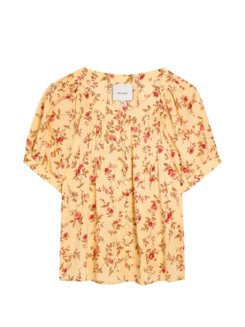 Reformation blusa Calia con estampado floral