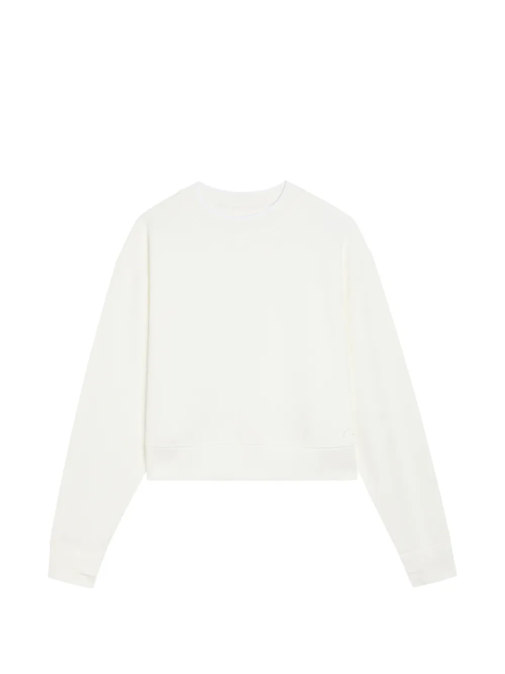 Varley Tasmin seam-detail long-sleeve sweatshirt - Bianco