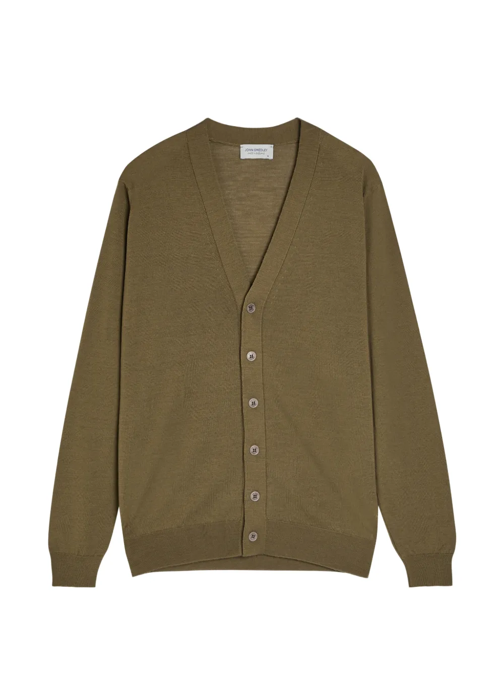 John Smedley Bradrick V-neck cardigan - Verde