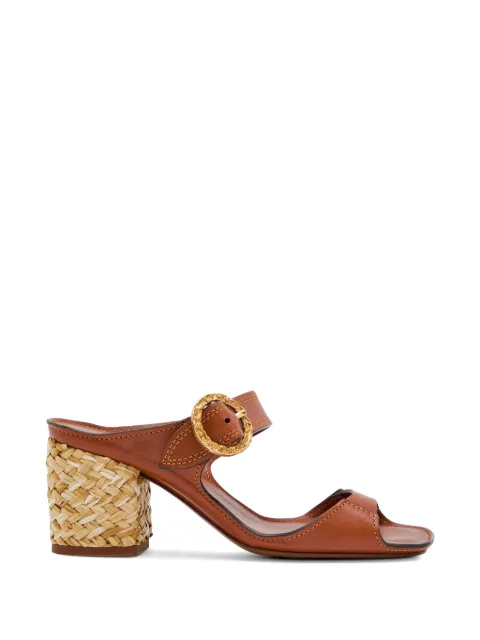 ZIMMERMANN Solena buckle-fastening woven-heel sandals