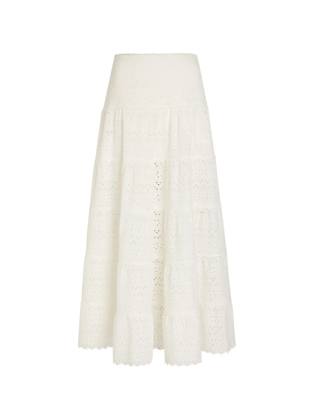 Rixo Ripeka midi skirt - Bianco