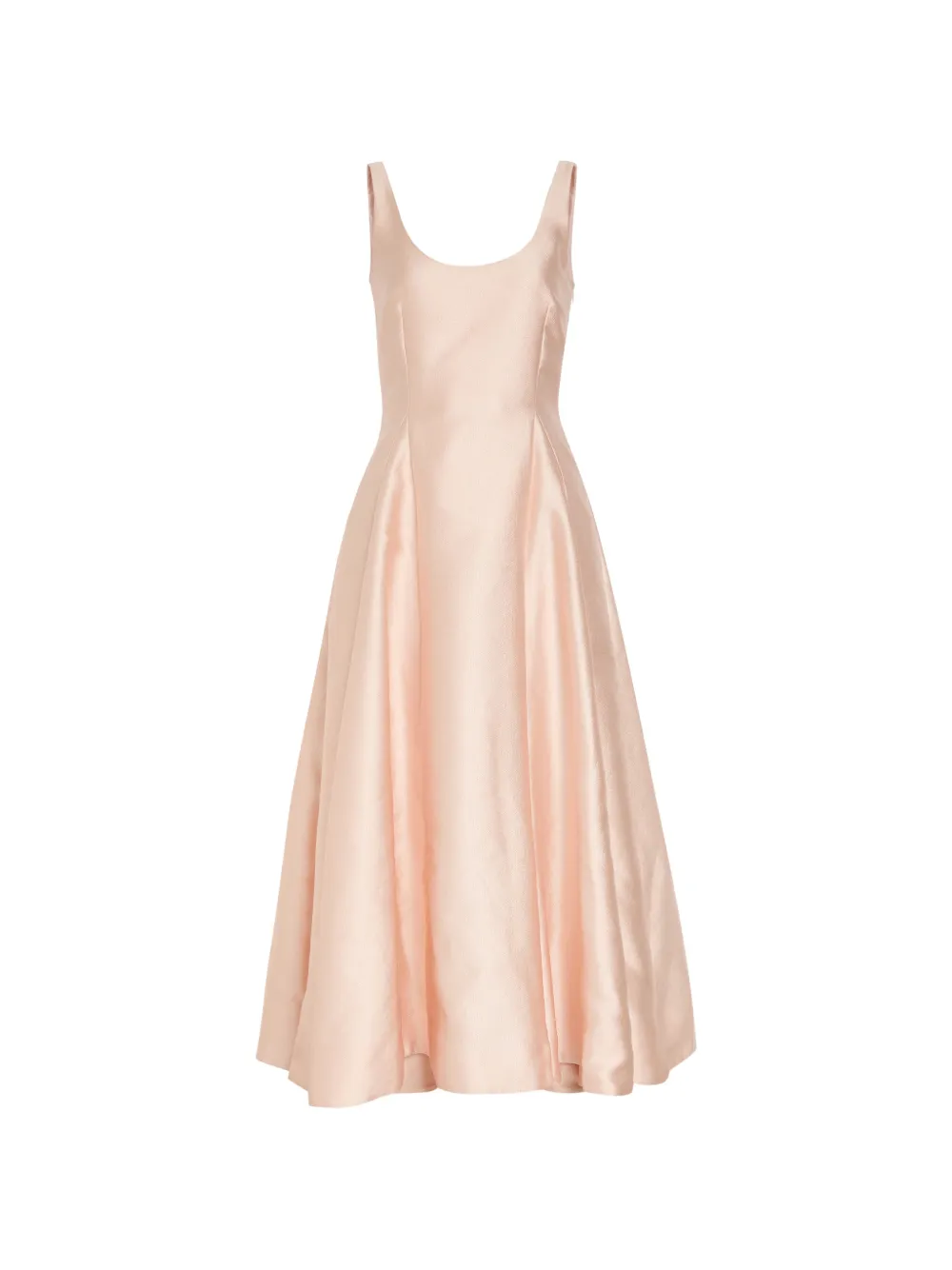 Bernadette Charles scoop-neck panelled midi dress - Rosa