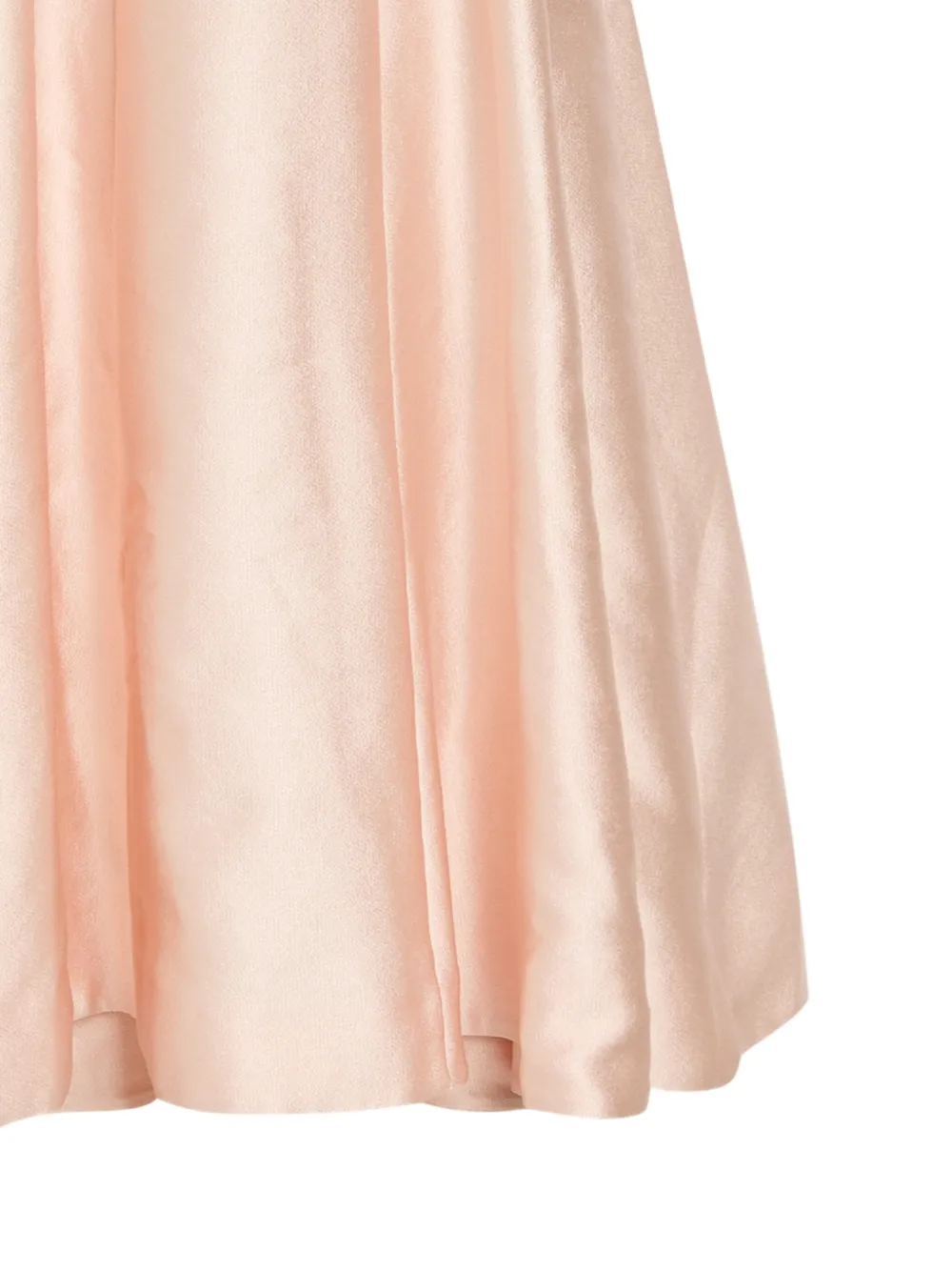 Bernadette Charles midi-jurk met diepe ronde hals en vlakken Roze