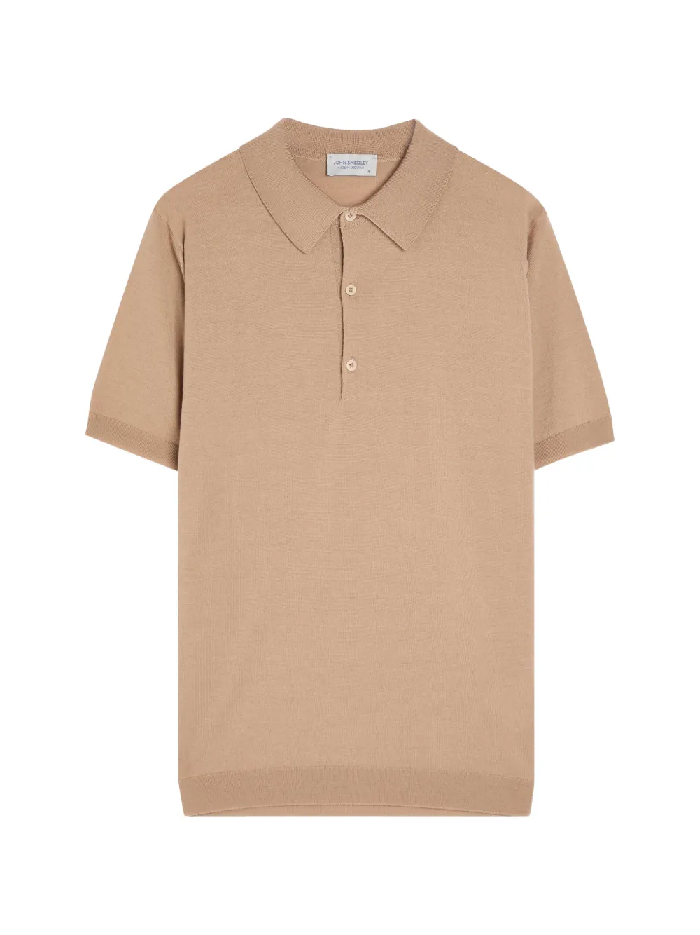 John Smedley Macloud short-sleeve polo shirt - Toni neutri
