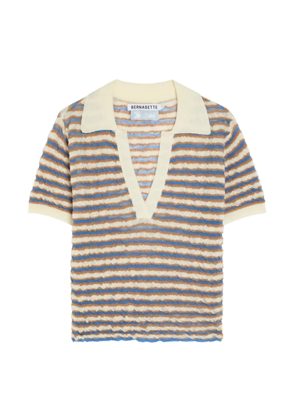Bernadette Ophelia polo-collar shirt - Toni neutri