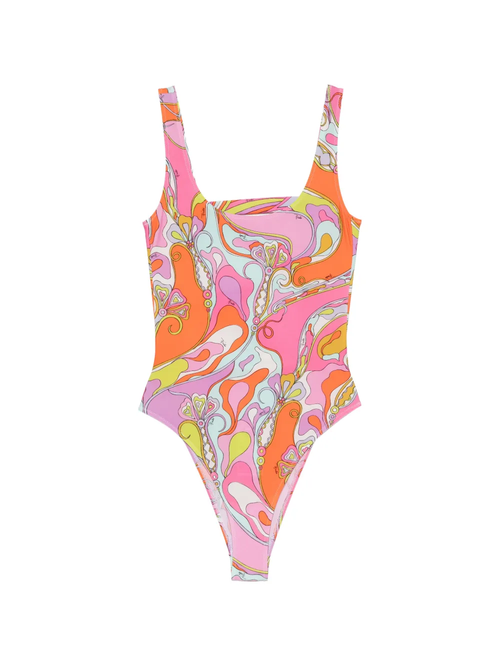 PUCCI Iride-print swimsuit - Rosa