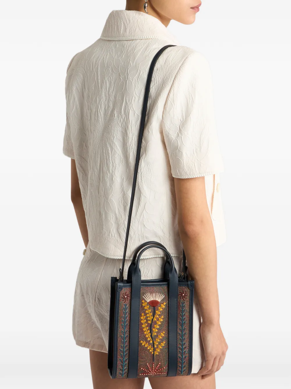 ETRO x Tabby Booth Arnica mini-handtas Bruin