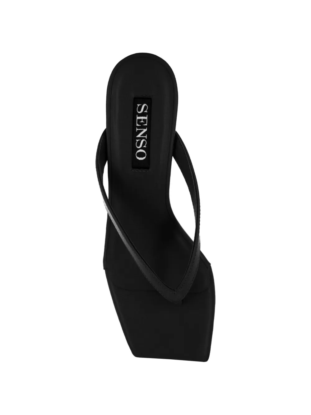 Senso Elvie II square-toe sandals Zwart