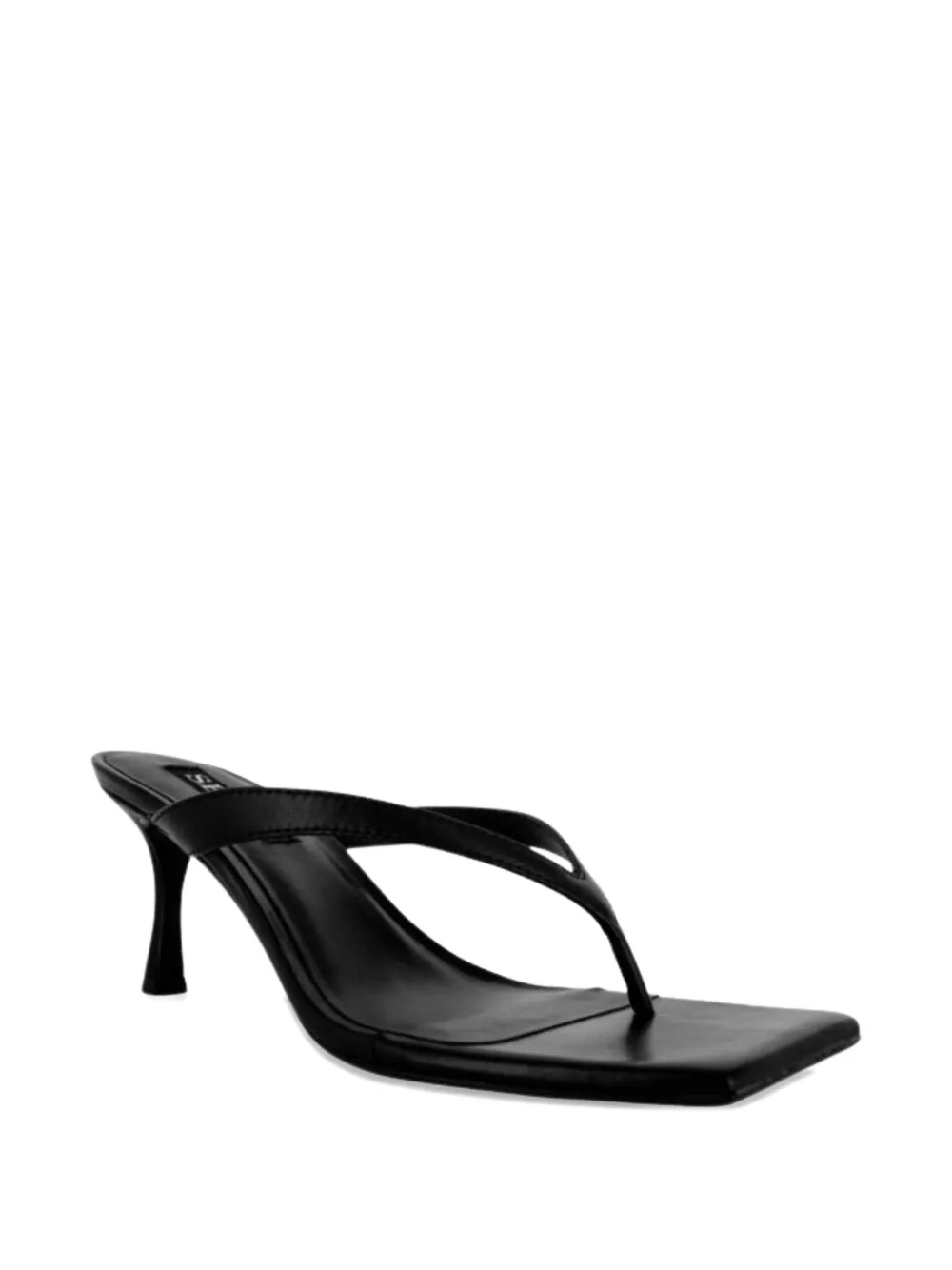 Senso Elvie II square-toe sandals Zwart