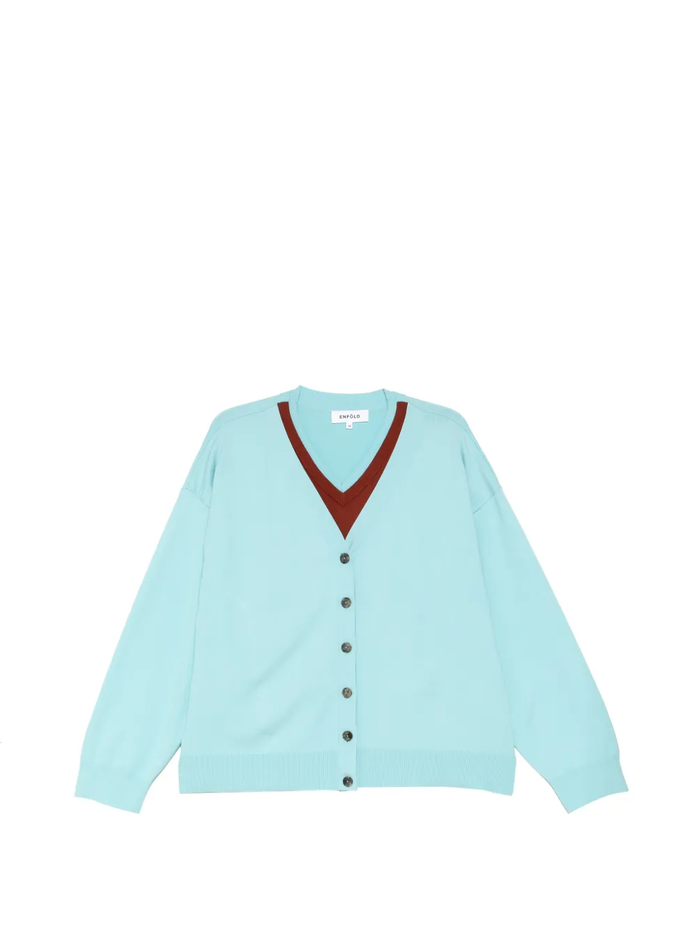 Enföld maglione classico a strati - Blu