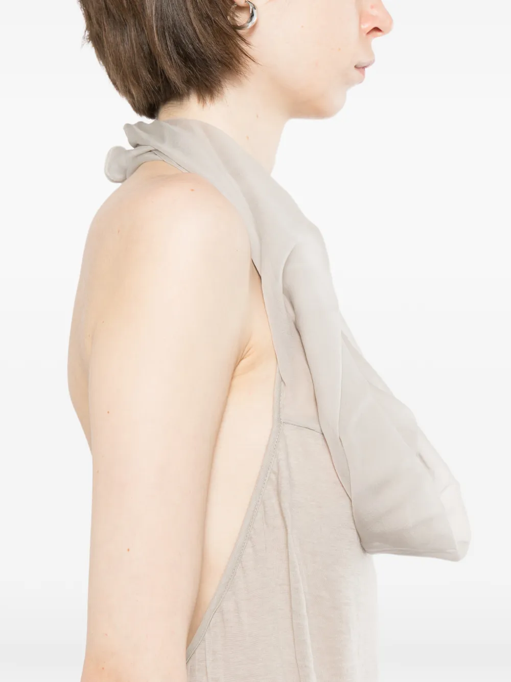 Rick Owens Sunburn tanktop met halternek Grijs