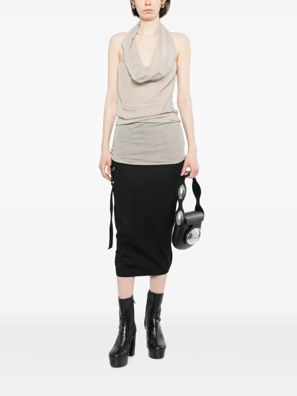Rick Owens Sunburn tanktop met halternek Grijs