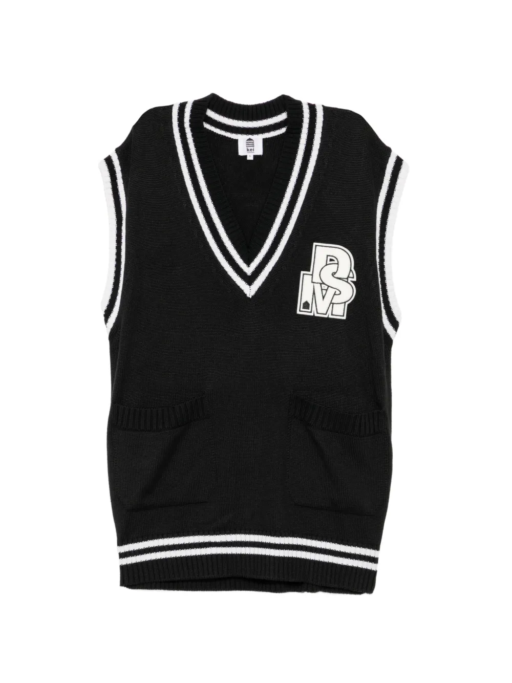 Dover Street Market Dover Street Market x Kei Ninomiya patched vest - Nero