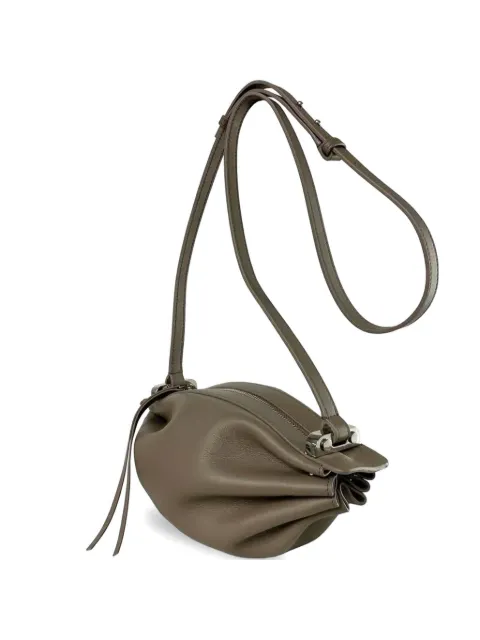 Bonastre Bonbon pleated leather shoulder bag
