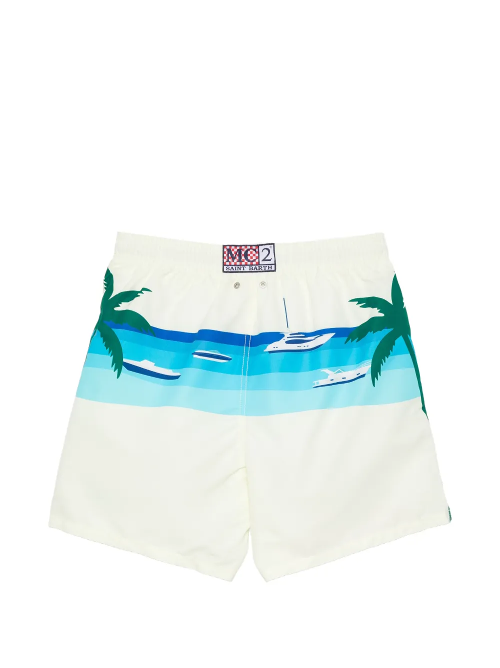 MC2 Saint Barth Gustavia zwembroek met print Geel