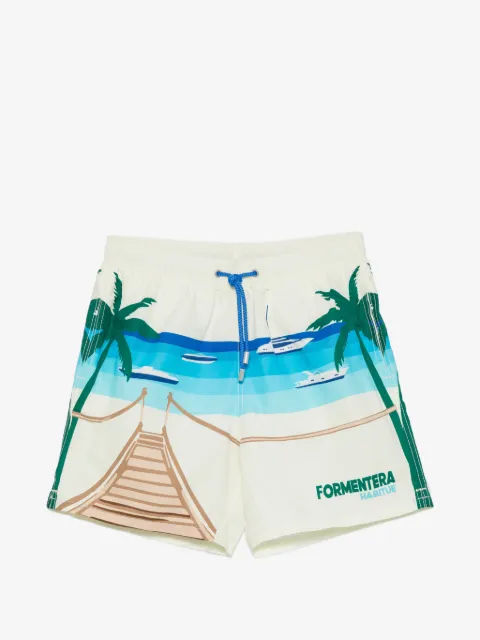 MC2 Saint Barth Gustavia printed swim shorts