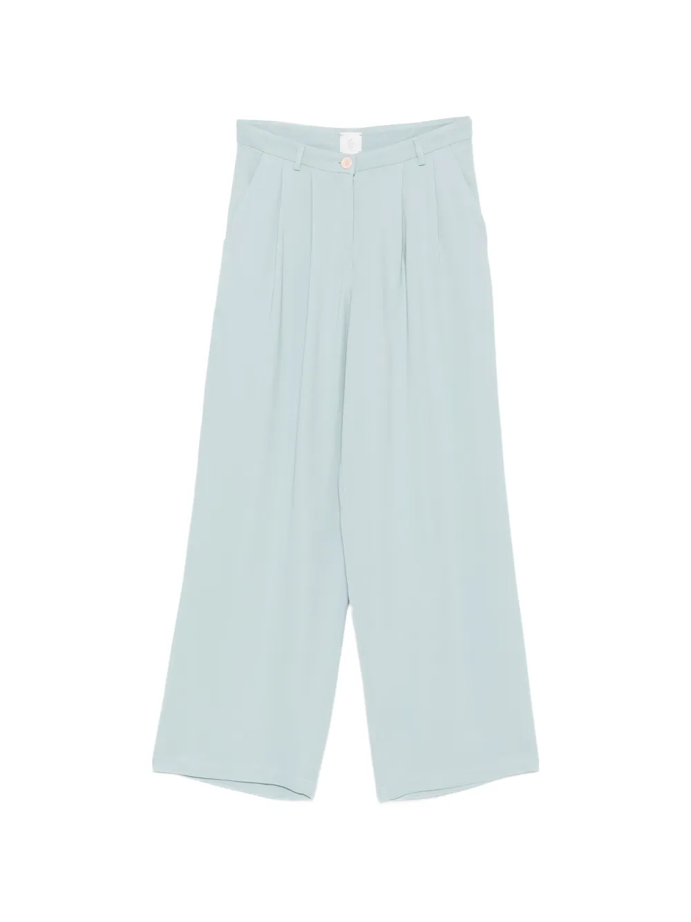 Eleventy Kids pleated wide-leg trousers - Blu