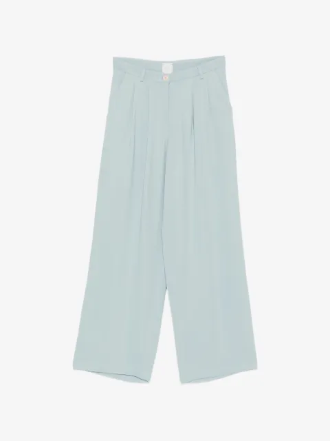 Eleventy Kids pleated wide-leg trousers