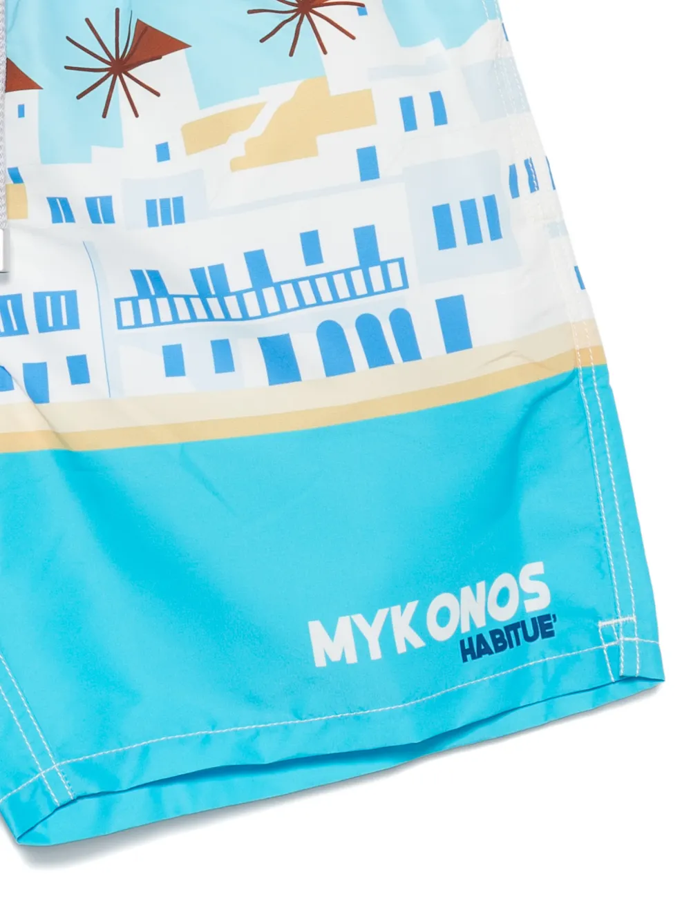 MC2 Saint Barth Gustavia zwembroek met print Blauw