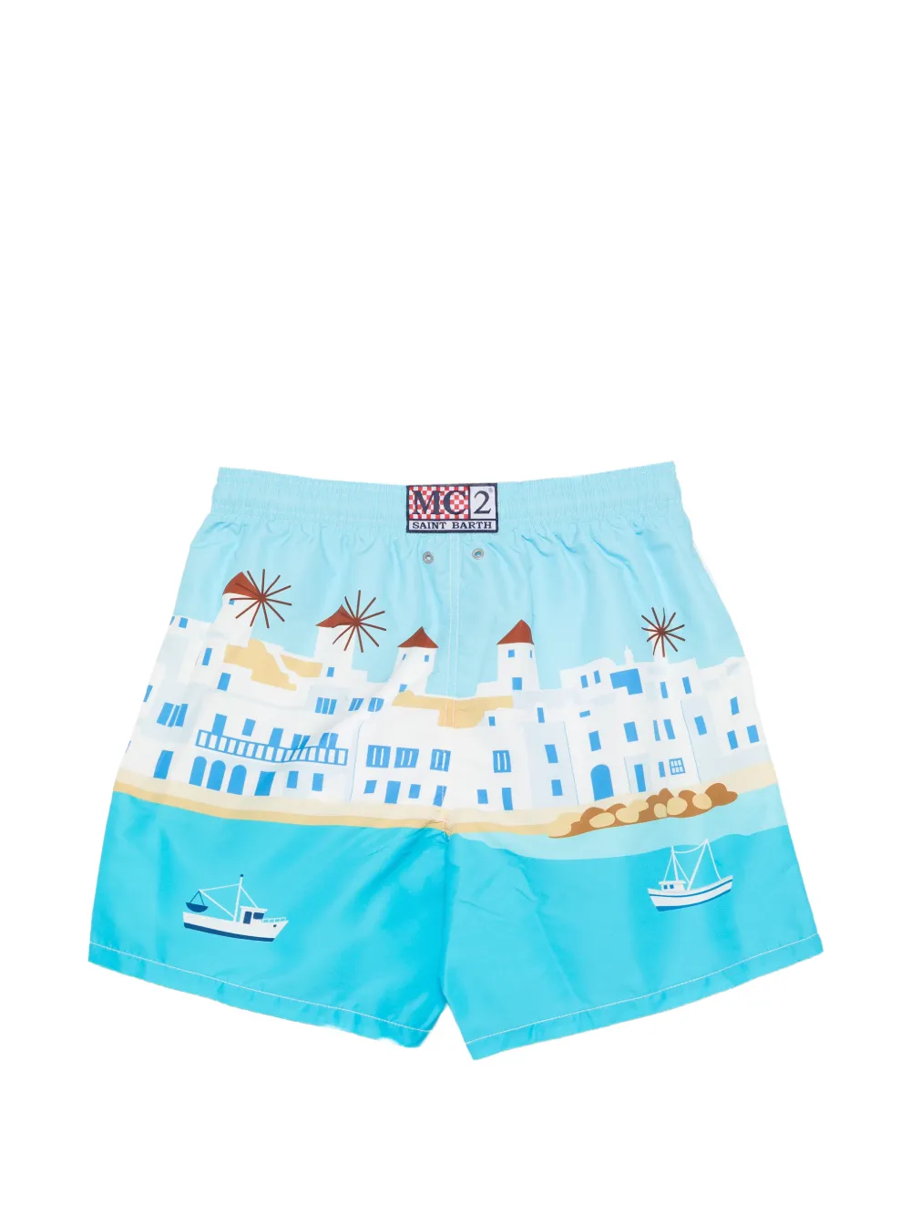 MC2 Saint Barth Gustavia zwembroek met print Blauw