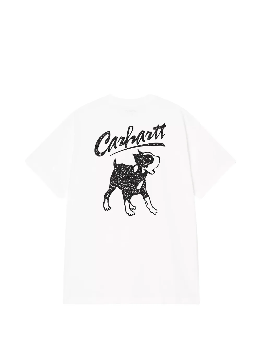 Carhartt WIP S S Pup katoenen T-shirt met logoprint Wit
