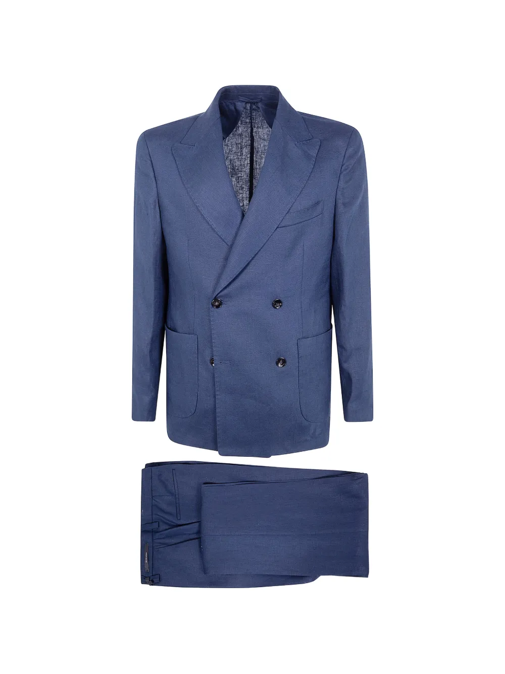 michael coal Austin Owen double-breasted suit - Blu